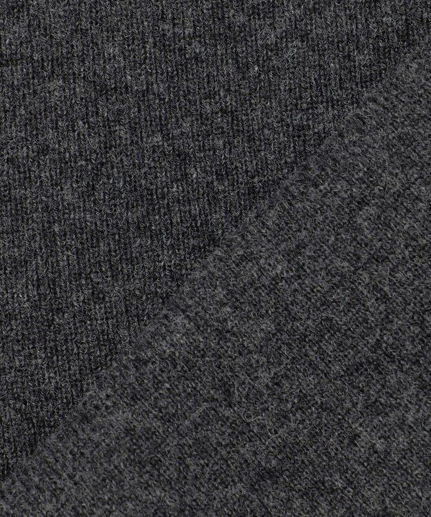 23区 S 【R(アール)】マイクロンメリノウール ニットフーディー チャコールグレー系