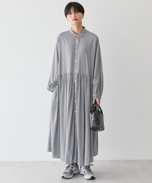 AMERICAN HOLIC サラックールアソートギャザーワンピース Gingham Check