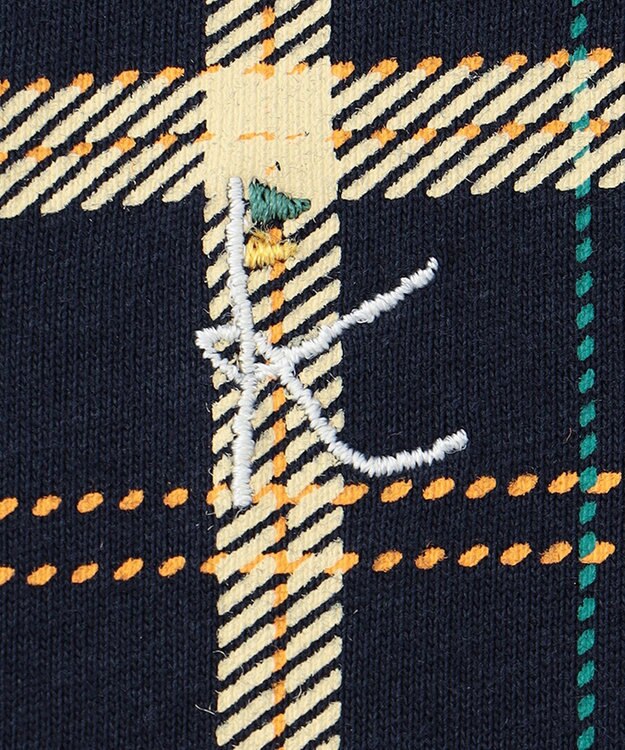 組曲 KIDS 【80-90cm】Check 半袖オーバーオール ネイビー系5