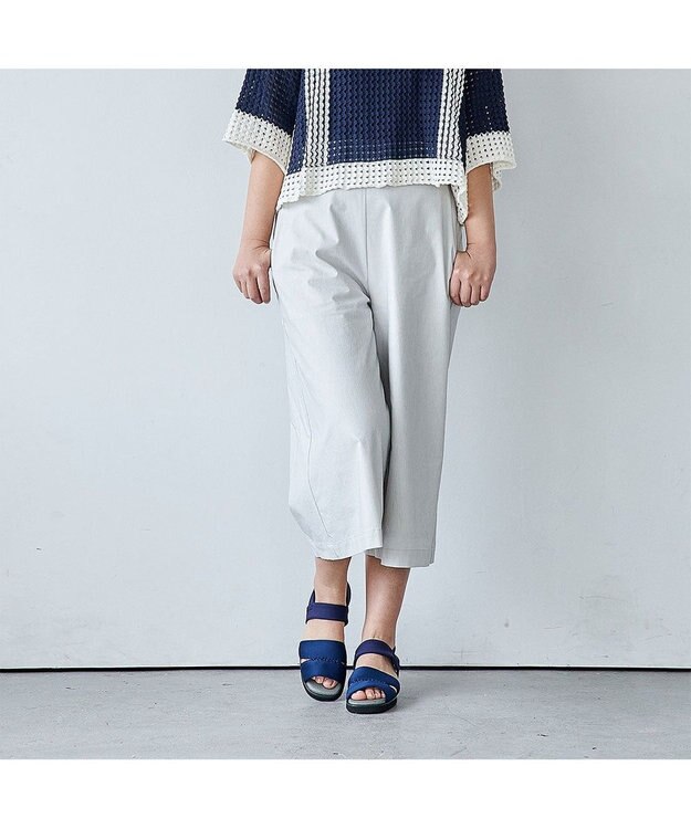 MODE ET JACOMO <D'ICI>ストレッチフィットサンダル ネイビー