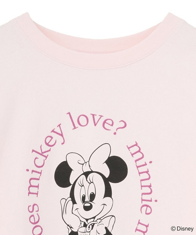 Green Parks ミッキー＆フレンズ／レイヤードプリントロングＴシャツ Light Pink