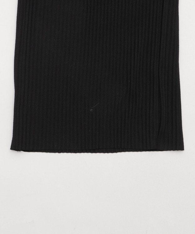 WEGO 【WEB限定/2025年秋冬新作/裾カットOK！自分サイズに調整可能/ウエストゴム/しわになりにくい/】カットプリーツパンツ ブラック