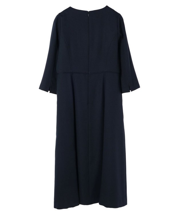 Green Parks ｅｆ－ｄｅ　フィット＆フレアワンピース Dark Navy