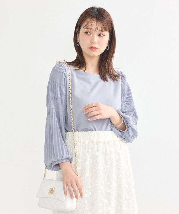 earth music&ecology マジョリカプリーツプルオーバー Sax