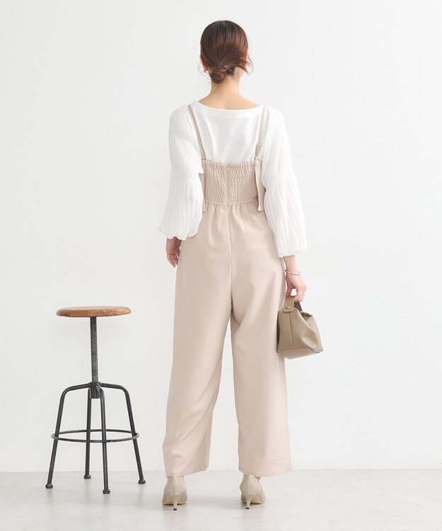 earth music&ecology マジョリカプリーツプルオーバー Off White