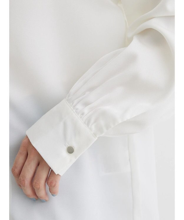 Green Parks ・ＥＬＥＮＣＡＲＥ　ＤＵＥ　ハシゴレースブラウス Off White