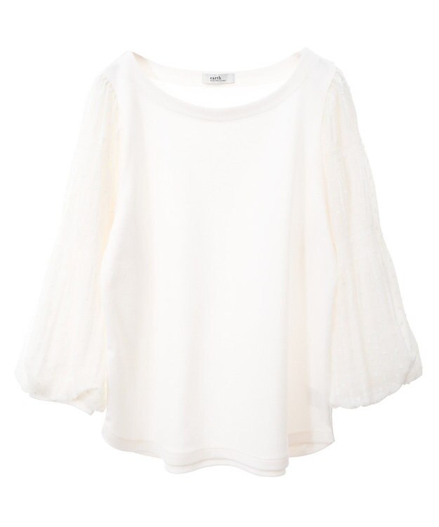 earth music&ecology マジョリカプリーツプルオーバー Off White