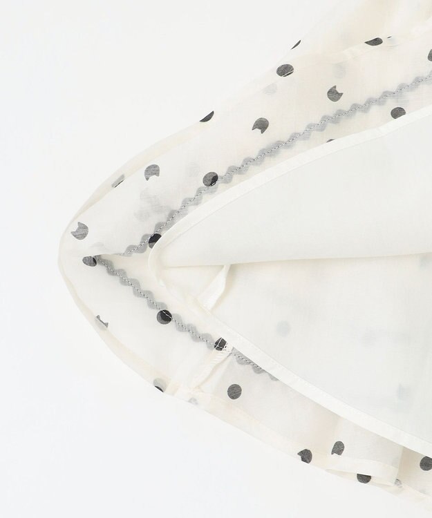 ANY KIDS ネコ×ドット スカート エクリュ