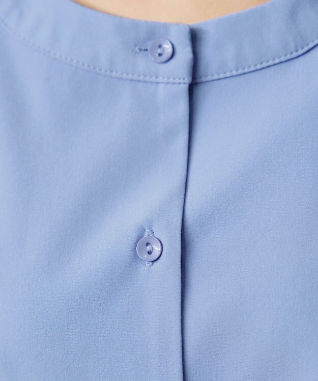 Tiaclasse L バックフレアヨークチュニック サックス