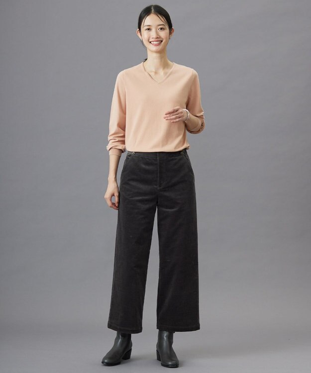 J.PRESS LADIES 【ご好評につき新色追加！・WEB限定カラーあり・洗える】PRINCE Vネック ニット ピンク系