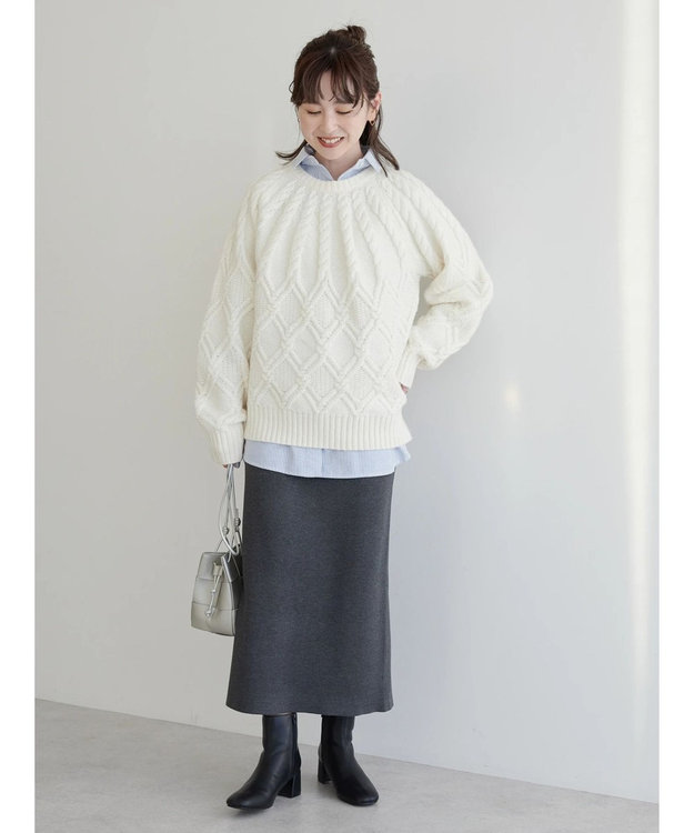 AMERICAN HOLIC Ｄａｉｌｙ！　ＵＶカットオックスシャツ Off White