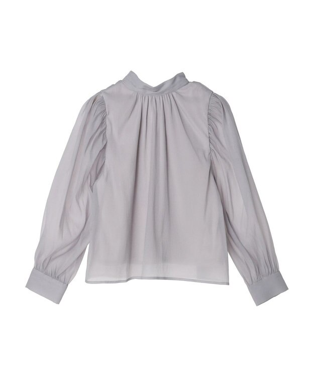 Green Parks ・ＥＬＥＮＣＡＲＥ　ＤＵＥ　バックリボンブラウス Light Gray