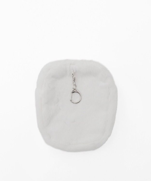 WEGO アニマルカードホルダーポーチキーホルダー ホワイト