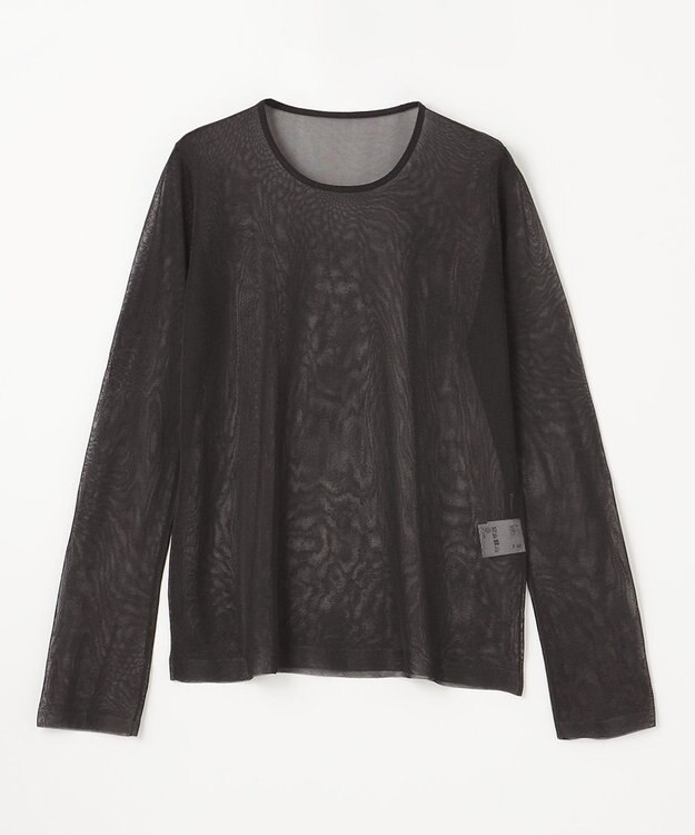 GRACE CONTINENTAL シアークルーニットトップ ブラック