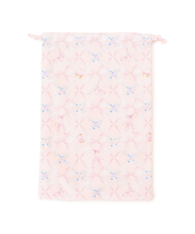 Chacott トゥリボン半メッシュ巾着M ロイヤルピンク