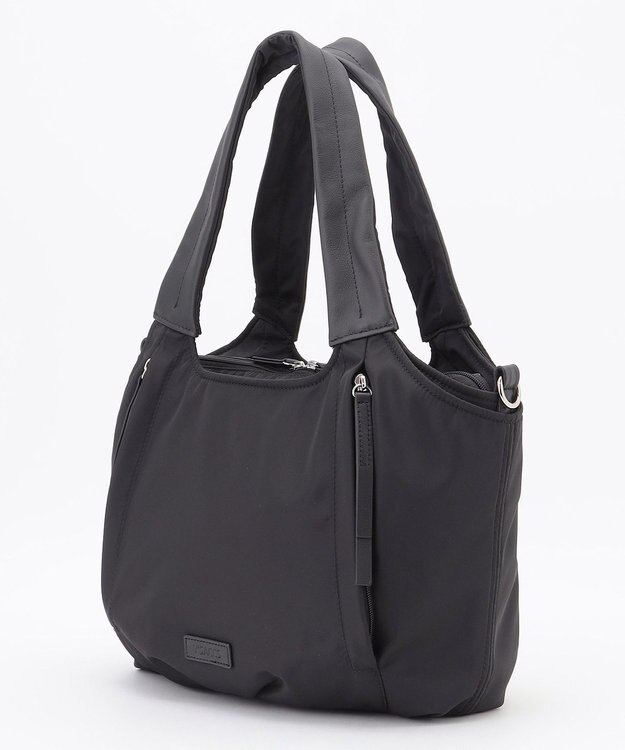 Y'SACCS ふんわりラウンド2WAYトート Mサイズ ブラック