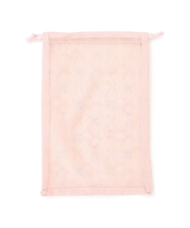 Chacott トゥリボン半メッシュ巾着M ロイヤルピンク