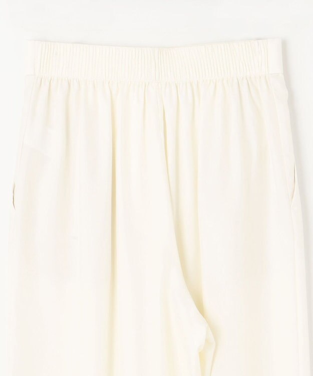 NAVE 【ReNAVE・セットアップ可/洗える/UVケア/接触冷感】フィブリルシャンブレー ワイドパンツ アイボリー系