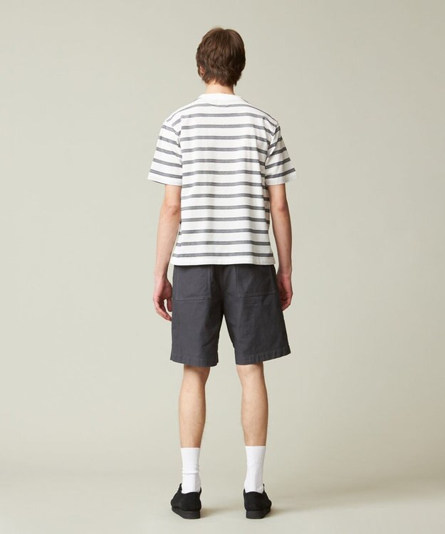 J.PRESS MEN マルチボーダー カノコTシャツ ホワイト系7