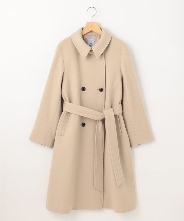 組曲 L ライトビーバー トレンチライク ロングコート ベージュ系
