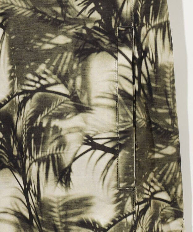 JOSEPH ABBOUD MOUNTAIN 【イタリア素材/軽量/撥水/ストレッチ】X-WAVEヤシパターン シャツ カーキ系6