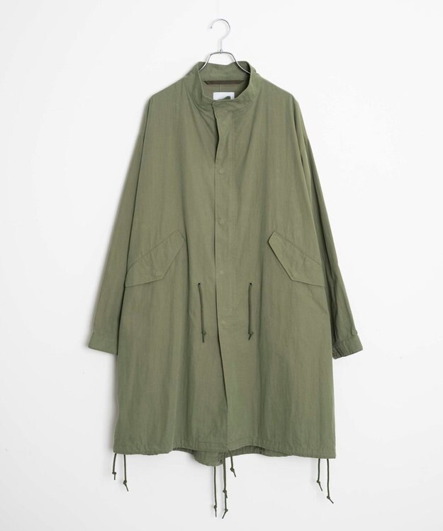 WEGO 【ユニセックス着用ITEM】サイドスリットモッズコート カーキ