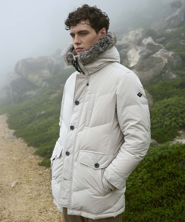 JOSEPH ABBOUD MOUNTAIN 【UNISEX】サスティナブル レジャーダウン アイボリー系