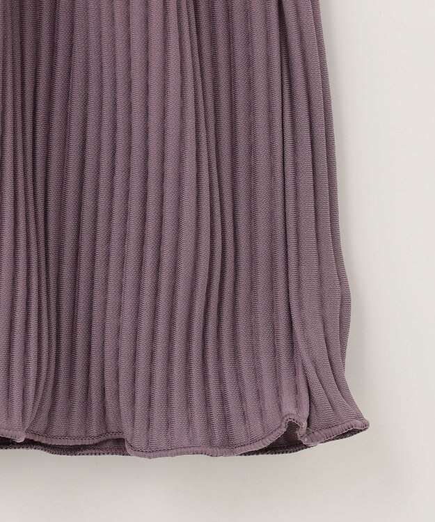 ANY SIS 【UVケア】エアリープリーツ ワンピース スモーキーピンク