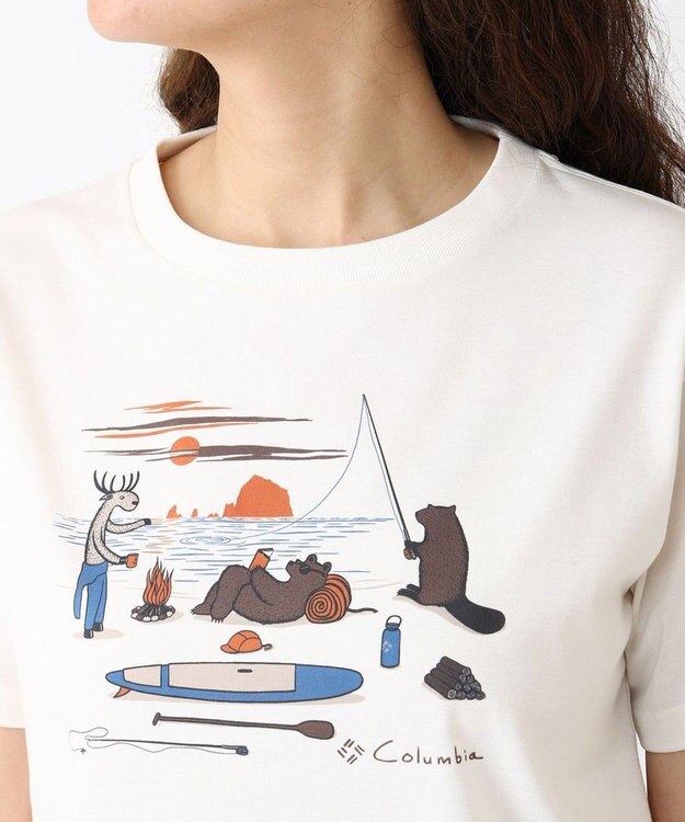 Columbia Columbia/ ウィメンズレイクトゥーアベニューショートスリーブTシャツ /コロンビア Sea Salt