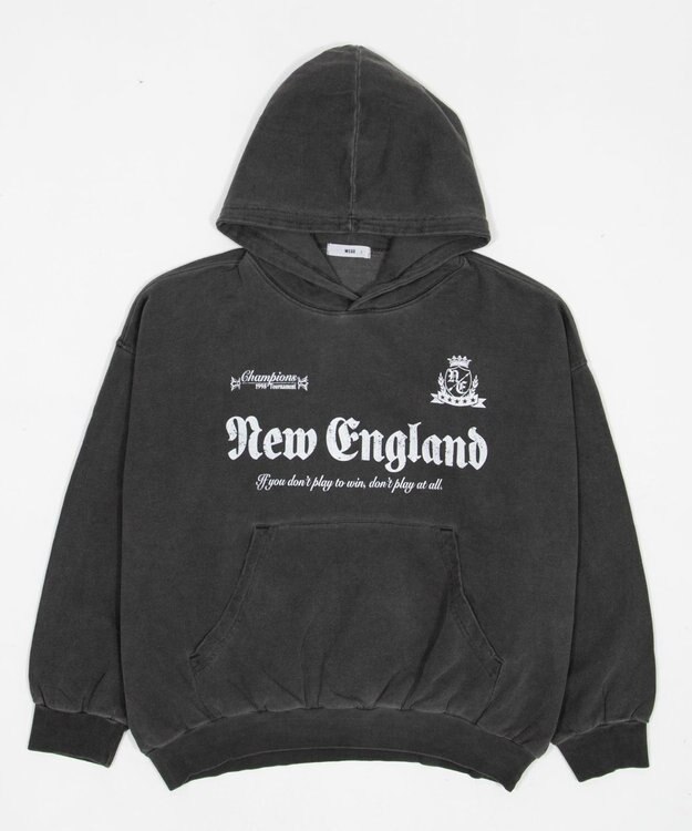 WEGO グラフィックバルーンクロップドプルパーカー ブラックその他