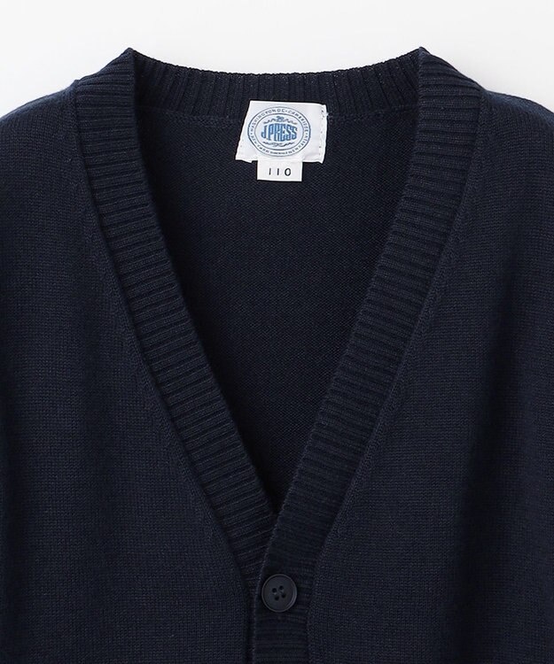 J.PRESS KIDS 【100-130cm】A/C ニット カーディガン ネイビー系