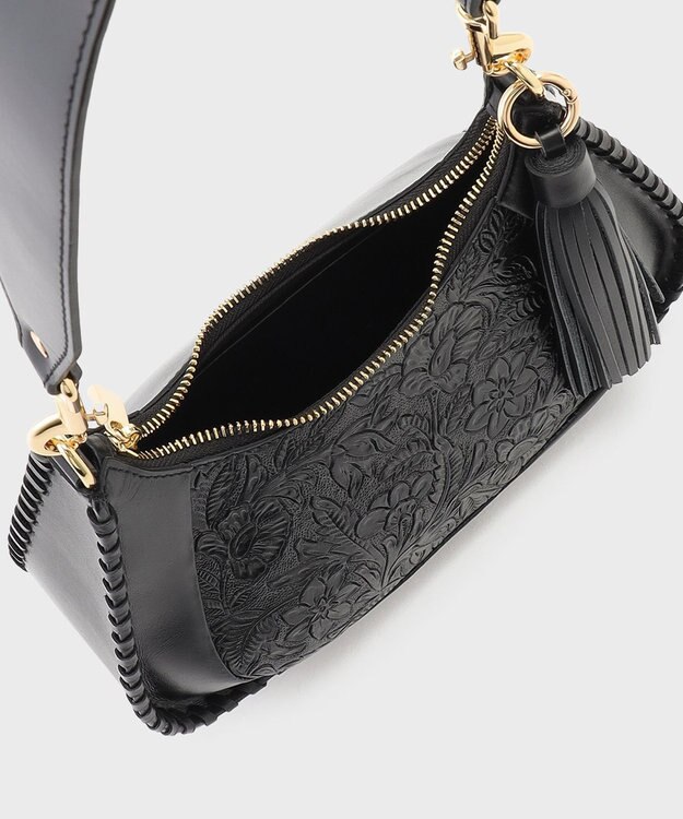 GRACE CONTINENTAL Handle MoonBag ブラック