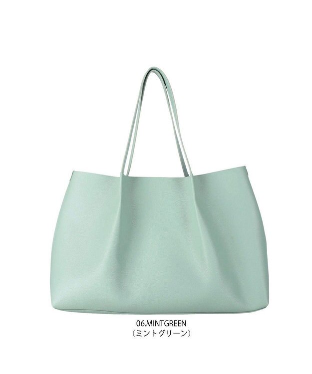 ROOTOTE 1477【合皮:A4サイズ収納】LT.ミディアム.レザレットRE-A 06：ミントグリーン