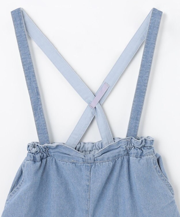 ANY KIDS デニム ガウチョパンツ ブルー