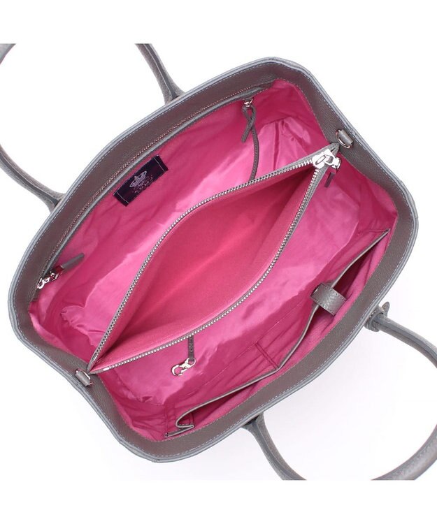 A.D.M.J. 【A4収納可】牛革 トートバッグ 32cm※SILVER金具 SUNAIRO