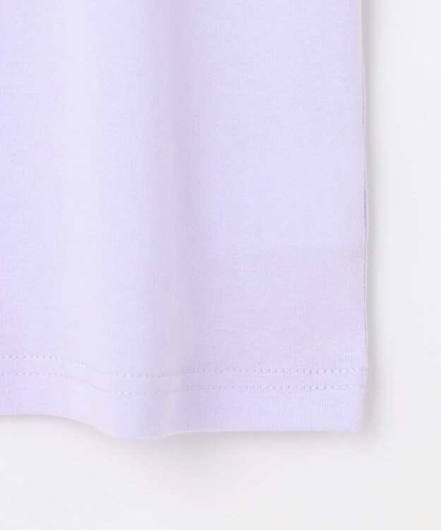 ANY KIDS 袖レース ケーキプリント Tシャツ ラベンダー