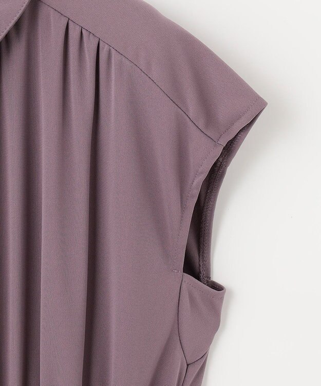 ANY SIS 【UVケア】エアリープリーツ ワンピース スモーキーピンク