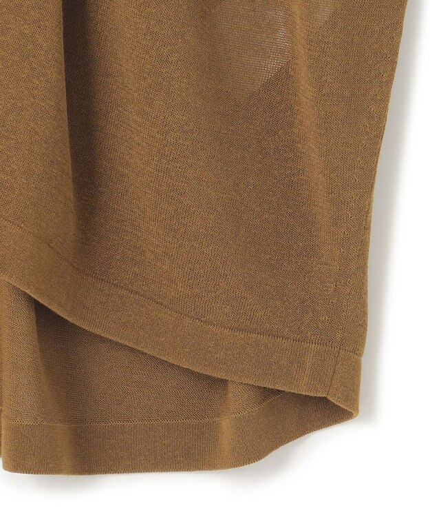 ICB 【洗える】ドライコットンアセテート ドルマンスリーブカーディガン キャメル系