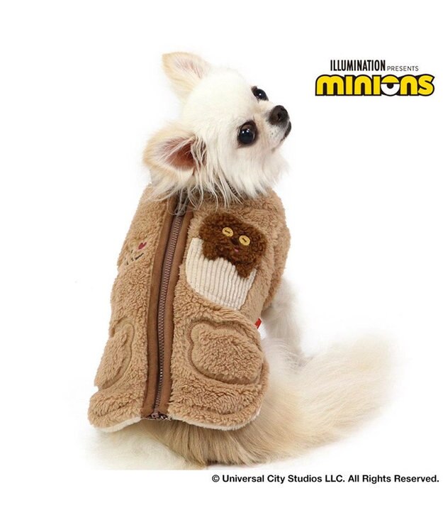 PET PARADISE ミニオン 背開き ベスト ティム 小型犬 ベージュ