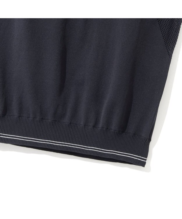 ZERO HALLIBURTON ソロテックス ニットベスト 82844 W4S9b レディースゴルフ ネイビー杢