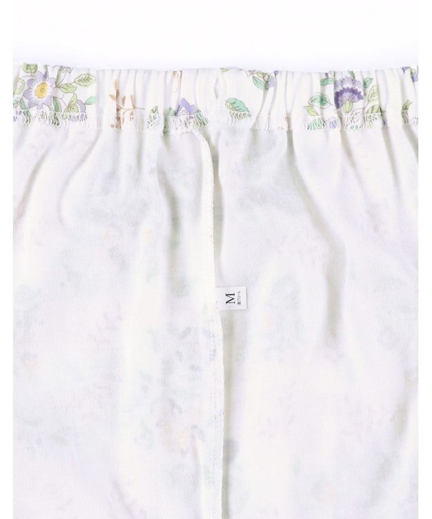 WACOAL ワコール_リラックス＆スリープ パジャマ 綿100%(本体) あったか 長袖 長ズボン ミントン レディース NDW456 /ワコール ホワイト