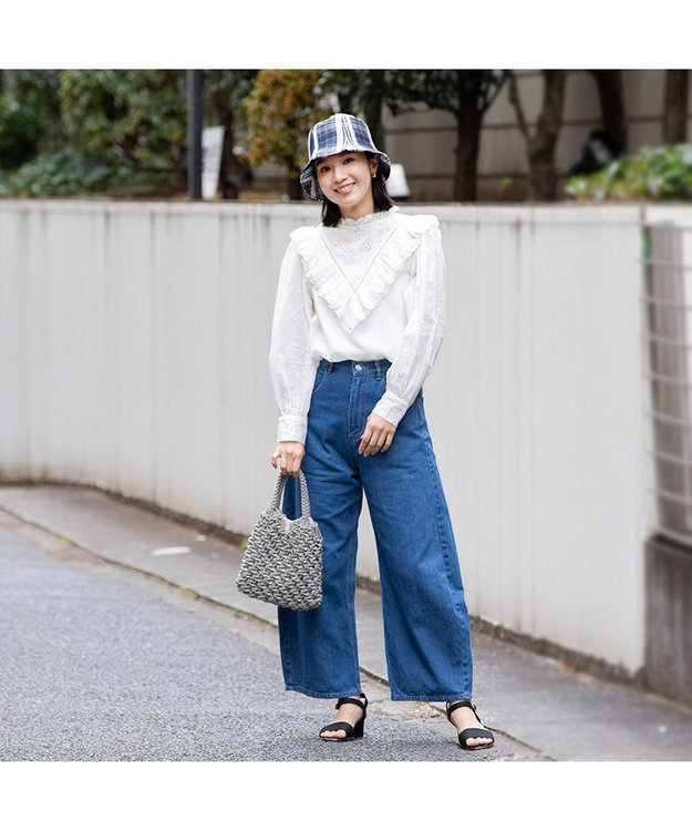 林八百吉商店 un chapeau チューリップハット ネイビー