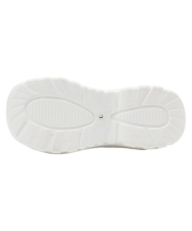 WEGO パテッドクロス厚底サンダル シルバー