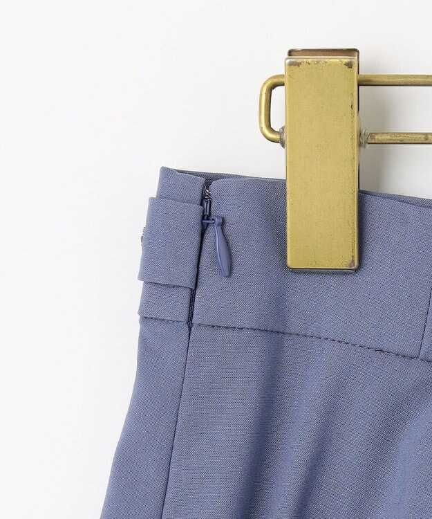 ANY SIS 【洗える】エアリーワイド クロップド パンツ ダルブルー