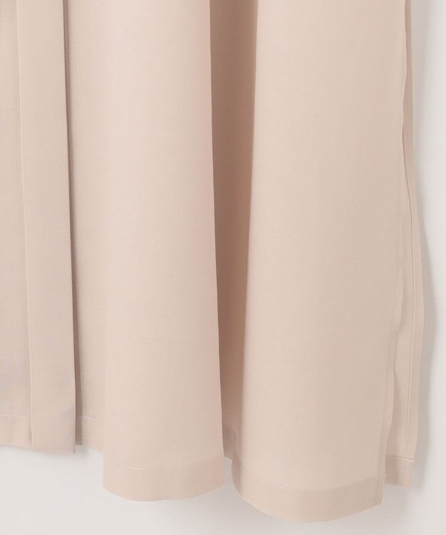 23区 【洗える】シアーマットクロス ロング シャツ ベージュ系