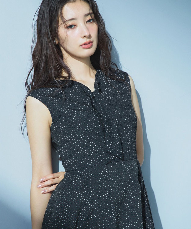 TOCCA 【洗える・消臭】TALKATIVE DOTS ドレス ブラック系5