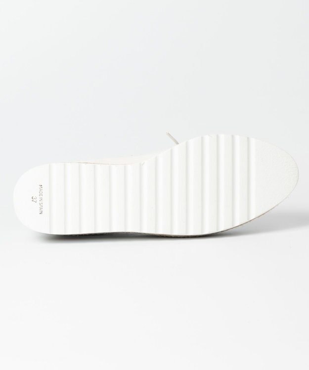 BONTRE 【BONTRE/ボントレ】ジュート厚底レースアップシューズ/05702-RS ホワイト