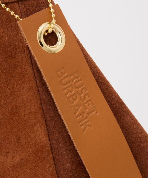 russet 【2025AW新作】本革スエードワンショルダーバッグ(CE-1583) Brown