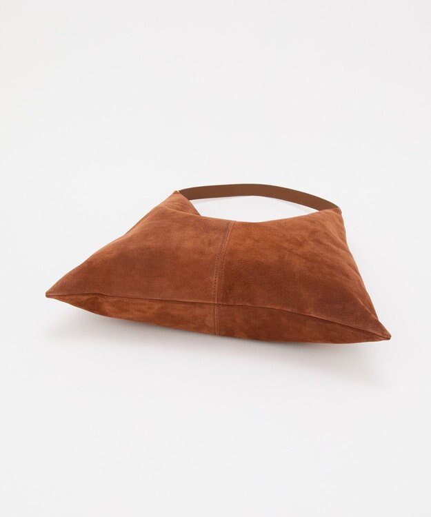 russet 【2025AW新作】本革スエードワンショルダーバッグ(CE-1583) Brown