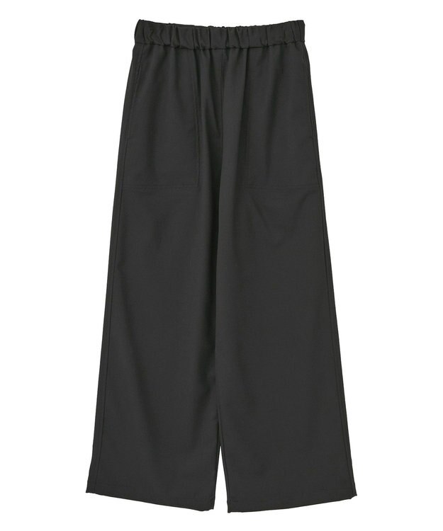 AMERICAN HOLIC 【イージーケア】ベイカーリラックスパンツ Black